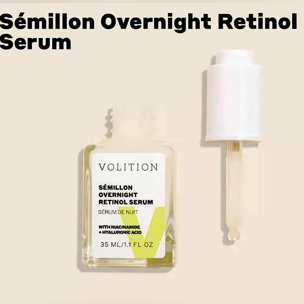 VOLITION
Sémillon Overnight Retinol
Serum, NEW